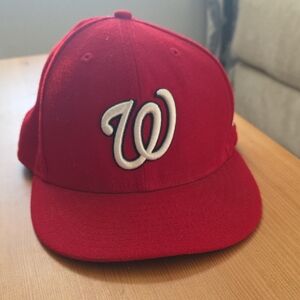 New Era Black and Red Fitted Cap